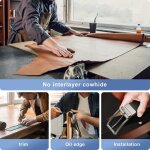 Tzf - ceinture homme, 35 mm ceinture en cuir double face - pour pantalons dcontracts, golf, chemises ...