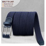 Tzf - ceinture homme, tresse de golf ceinture tissus femme et homme ceinture elastique 35mm