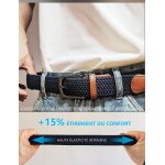 Tzf - ceinture stretch pour hommes tressée, ceinture elastique pour hommes sans trous en tissu 35 mm ... Tzf - ceinture stretch pour hommes tressée, ceinture elastique pour hommes sans trous en tissu 35 mm ...