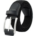 Tzf - ceinture tressée elastique - unisexe vintage tissu extensible ajustable pour golf, homme et femme ... Tzf - ceinture tressée elastique - unisexe vintage tissu extensible ajustable pour golf, homme et femme ...