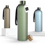 Tzf - gourde 1l bouteille d'eau 1000ml gourde de sport ultralgre en tritan idal pour le sport, le ...