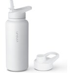 Tzf - gourde isotherme 1l - gourde inox avec paille et ouverture pour boire - etanche, sans bpa, reutilisable ... Tzf - gourde isotherme 1l - gourde inox avec paille et ouverture pour boire - etanche, sans bpa, reutilisable ...