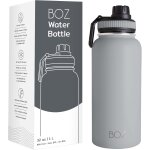 Tzf - gourde isotherme en acier inoxydable 1l, sans bpa, isolation sous vide gourde inox avec couvercle ...