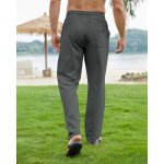 Tzf - pantalon coton lin homme décontractés de plage léger eté casual yoga pants avec cordon elastique ... Tzf - pantalon coton lin homme décontractés de plage léger eté casual yoga pants avec cordon elastique ...