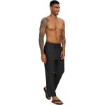 Tzf - pantalon coton lin homme yoga dcontract pantalons toile homme leger et pantalon taille elastique ...
