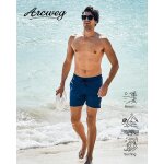 Tzf - shorts de bain homme etanche schage rapide 2 en 1 maillot homme avec doublure de compression