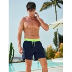 Tzf - shorts de bain homme etanche schage rapide 2 en 1 maillot homme avec doublure de compression