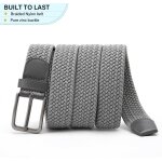 Tzf - unisex ceinture elastique homme, ceinture tresse extensible pour hommes et femmes, ceinture de ...