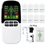 Branchez l'ue - stimulateur musculaire a double canal, appareil electronique de massage par impulsions, ... Branchez l'ue - stimulateur musculaire a double canal, appareil electronique de massage par impulsions, ...