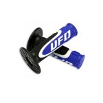 Ufo - poign�es guidon moto cross axiom - l120mm Ø22 / 24mm - triple densit� antid�rapante - couleur ...