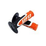 Ufo - poign�es guidon moto cross axiom - l120mm Ø22 / 24mm - triple densit� antid�rapante - couleur ...