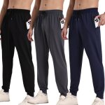Ulteronixshop - lot de 3 pantalons de jogging, de sport, de fitness, avec poches zipp�es, course et fitness ...