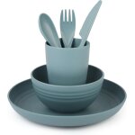 Ulteronixshop - belle vous kit vaisselle camping - set pique nique 4 pi�ces plastique reutilisable avec ...