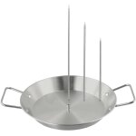 Ulteronixshop - brochettes verticales en acier inoxydable con�ues avec 3 pointes pour une utilisation ...