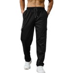 Ulteronixshop - cargo pantalons de sport homme jogging surv�tement coton taille elastique loisirs coupe ...