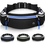 Ulteronixshop - ceinture hydratation running bleu + 2 gourdes 175ml incluses �marque francaise� fluorescent ...