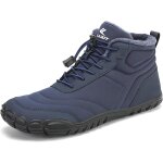 Ulteronixshop - chaussures hiver pieds nus hommes femmes fourr�es et chaudes a large bout orteils r�sistant ...