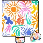 Ulteronixshop - couverture de pique - nique xxl 200 x 200 cm - couverture de plage imperm�able sans sable ...