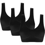 Ulteronixshop - femme lot de 3 soutiens - gorge confortables sans couture sans armature brassi�re avec ...