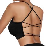 Ulteronixshop - femme soutien - gorge de sport avec dos crois� brassi�re sport yoga sans armature coussinets ...