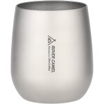 Ulteronixshop - gobelet a th� isotherme ultra l�ger a double paroi - 120 ml - en titane - pour le camping, ...