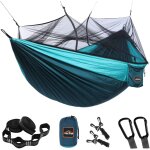 Ulteronixshop - hamac de camping avec moustiquaire, hamacs portables doubles et simples avec sangles ...