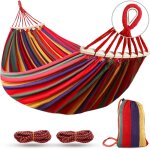 Ulteronixshop - hamac de camping , tissu en toile robuste et durable avec une capacit� de charge de 250 ...