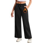 Ulteronixshop - pantalon de jogging pour femme, jambes larges, sport, chaud, doubl�, taille elastique, ...
