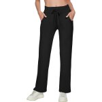 Ulteronixshop - pantalon de yoga pour femmes avec poches cordon de tirage pantalons de jogging taille ...