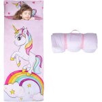 Ulteronixshop - sac de couchage chaud pour enfants avec oreiller amovible, tapis de sieste pliable pour ...