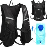 Ulteronixshop - sac a dos d'hydratation avec poche a eau, 2 l, gilet de course, pour homme et femme, ...