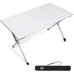 Ulteronixshop - table de camping pliante 120x70cm, plateau de table en aluminium, capacit� de charge ...