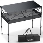 Ulteronixshop - table de camping pliante en aluminium, grande table pique - nique portable a hauteur ...