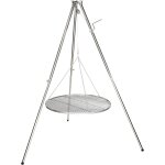 Ulteronixshop - tr�pied pivotant en acier inoxydable - hauteur r�glable avec manivelle - avec cha�ne, ...