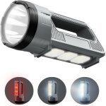 Ultra powerful rechargeable led flashlight, powerful 6000 lumen emergency outdoor flashlight with 6 modes, ...
