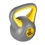 Umbro kettlebell 10kg poids d'entre de gamme pour hommes - dbutant - poids en plastique - gris
