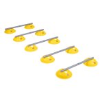 Umbro set de haie entrainement football - 10 plots de chantier et 5 barres transversales inclus - gymnastique, ...
