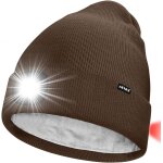 Unisexe 8 led bonnet lampe frontale, usb rechargeable rouge feu arrire clignotant chapeau de course ...