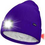 Unisexe 8 led bonnet lampe frontale, usb rechargeable rouge feu arrire clignotant chapeau de course ...