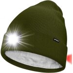 Unisexe 8 led bonnet lampe frontale, usb rechargeable rouge feu arrire clignotant chapeau de course ...
