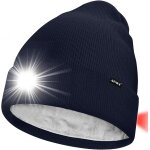 Unisexe 8 led bonnet lampe frontale, usb rechargeable rouge feu arrire clignotant chapeau de course ...