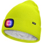 Unisexe led bonnet lampe frontale, usb rechargeable 4 led rouge et bleu lueur clignotant chapeau de course ... Unisexe led bonnet lampe frontale, usb rechargeable 4 led rouge et bleu lueur clignotant chapeau de course ...