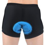 Unisexe noir v�lo cyclisme confortable silicone type gel 3d rembourr� v�lo court pantalon cyclisme shorts ...