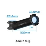 Uno - guidon plat droit / hirondelle en alliage d'aluminium pour vtt, pices de vlo, poigne de vlo, ...