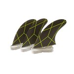 Upsure - palmes de surf fcs 2, 2 ailerons m, 3 pices par ensemble, en fibre de verre accent d'abeille ...