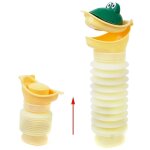 Urinoir d'urgence portable, mini urinoir, pour camping en plein air, voyage, toilettes portables rétractables ... Urinoir d'urgence portable, mini urinoir, pour camping en plein air, voyage, toilettes portables rétractables ...