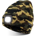 Usb rechargeable 8 led bonnet chapeau, lumineux casquette eclairage et clignotant alarme led mains libre ...