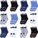 Utigh - 10 / 12 chaussettes pour enfants filles et garçons chaussettes d'hiver en coton avec motifs de ... Utigh - 10 / 12 chaussettes pour enfants filles et garçons chaussettes d'hiver en coton avec motifs de ...