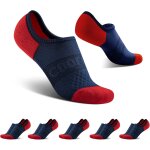 Utigh - coolmax bambou chaussettes invisibles homme femme 5 paires chaussettes basses socquettes contention ...