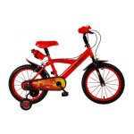 Vlo pour enfants disney cars - garon - 16 pouces - rouge - deux freins e main